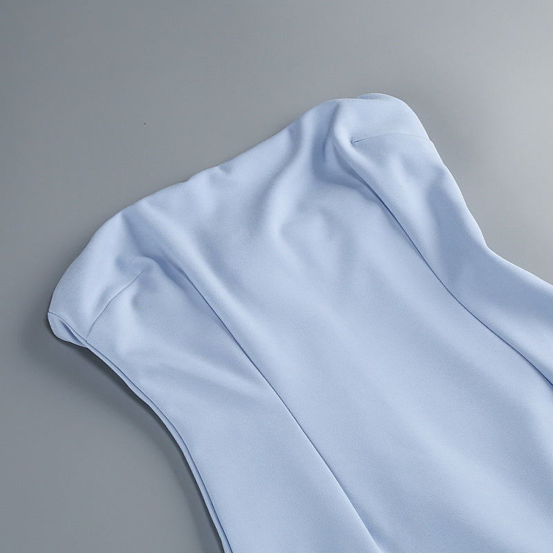  Close-up detail 1 of 3D Floral Strapless Dress