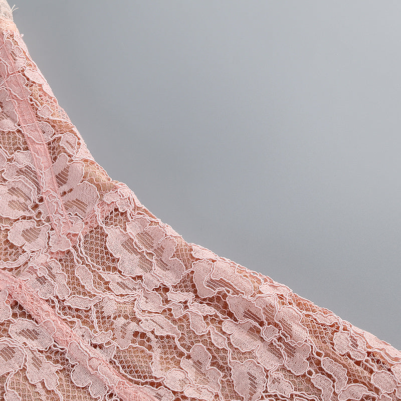  Close-up detail 5 of Lace Corset Gown In Pink