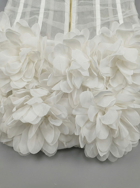  Close-up detail 5 of Tulle Bouquet Strapless Gown