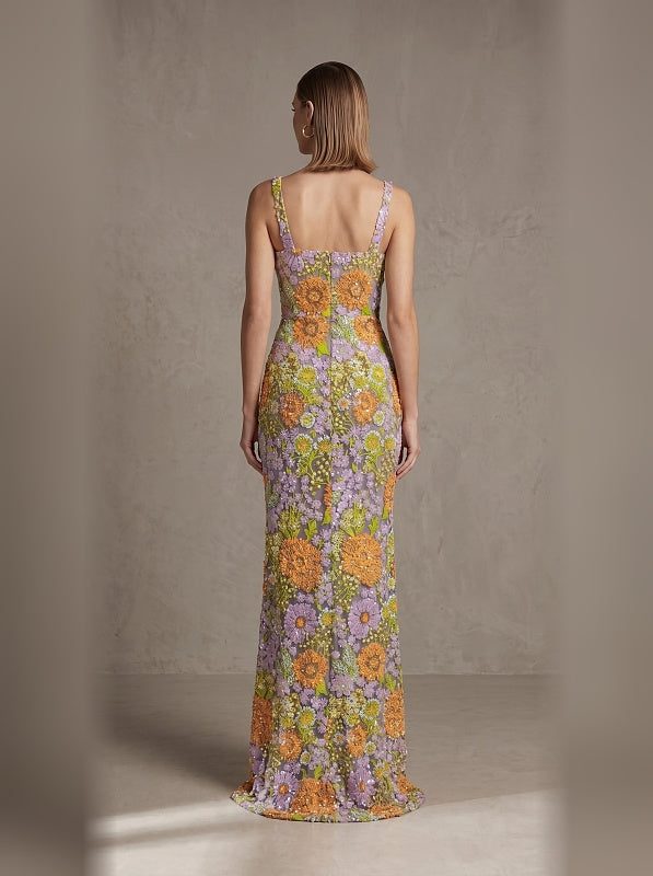 model: Model wearing Sequin Party Gown