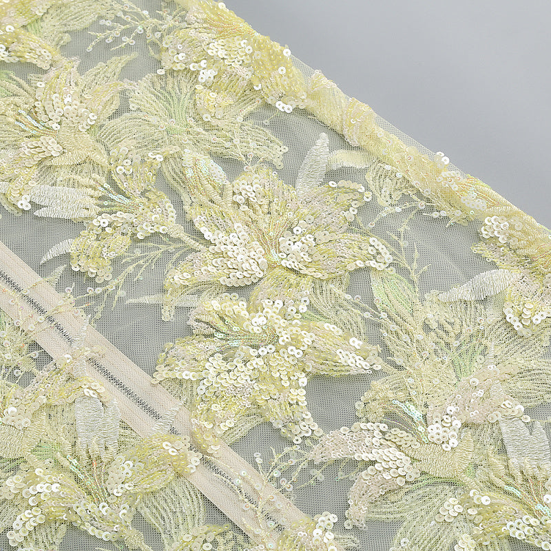  Close-up detail 2 of Embroidered Strapless Gown