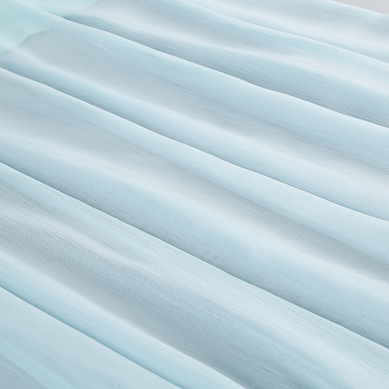  Close-up detail 2 of Sheer Sash Halter Maxi Dress