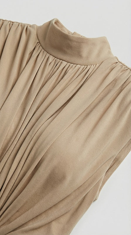detail: Close-up detail 1 of Twist Cutout Maxi Dress