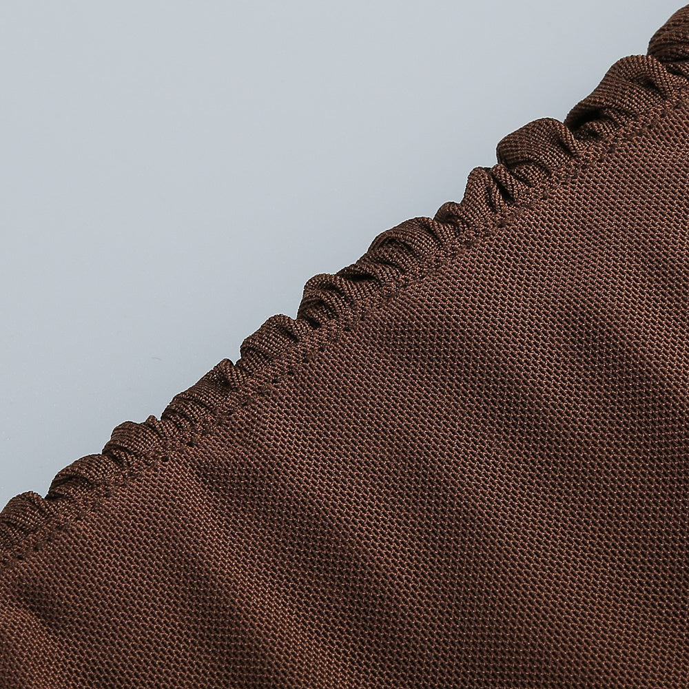  Close-up detail 5 of Off-Shoulder Solid Mini Dress